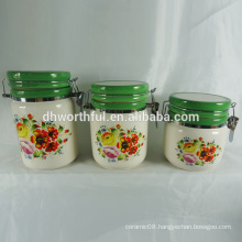 New kitchenware items,ceramic containers with sealed lids for food storage